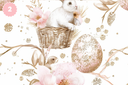 Pink and Gold Easter - Adhesive Vinyl 12x12 Sheets - 12 Design Options