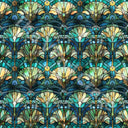 Stained Peacock - Adhesive Vinyl Wrap and 12x12 Sheets - 12 Design Options