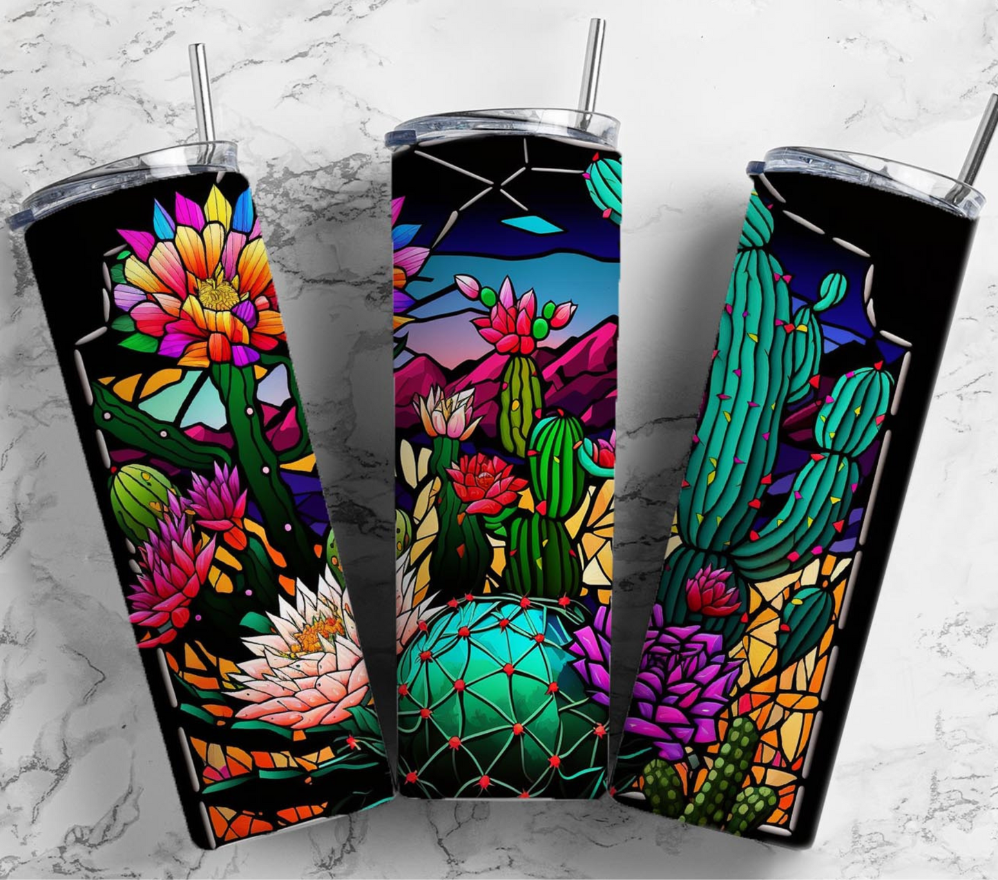 Stained Glass - Adhesive Vinyl Wraps - 30 Design Options