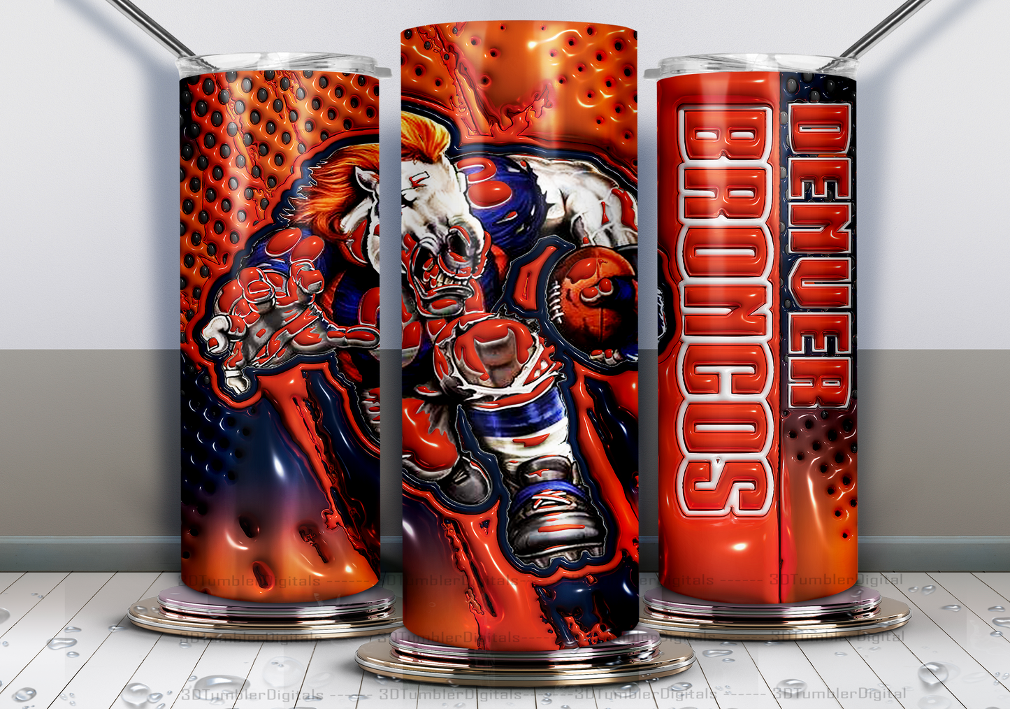 3D Football - Adhesive Vinyl Wrap - 32 Designs