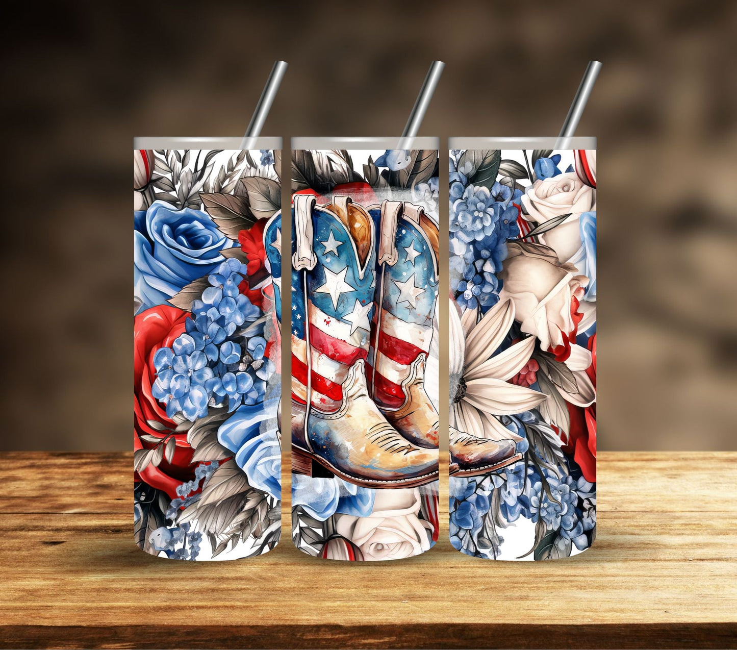 Patriotic - Adhesive Vinyl Wrap - 22 Designs