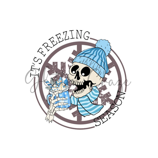 Blue Winter - UV DTF Decals 13 Designs to choose from