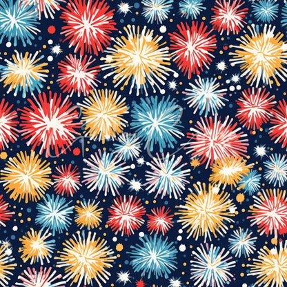 Fireworks - Adhesive Vinyl Wrap 12x12 sheets - 10 Design Options