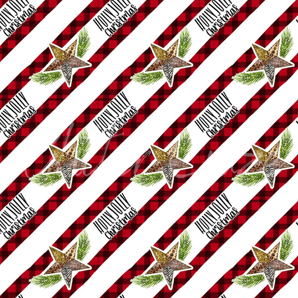 Plaid Christmas Designs - Adhesive Vinyl 12x12 Sheets