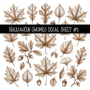 Halloween Gnomes UV DTF Decal sheets 6 Designs available
