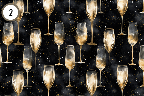 New Years Collection - Adhesive Vinyl 12x12 Sheets - 12 Design Options