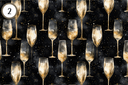New Years Collection - Adhesive Vinyl 12x12 Sheets - 12 Design Options