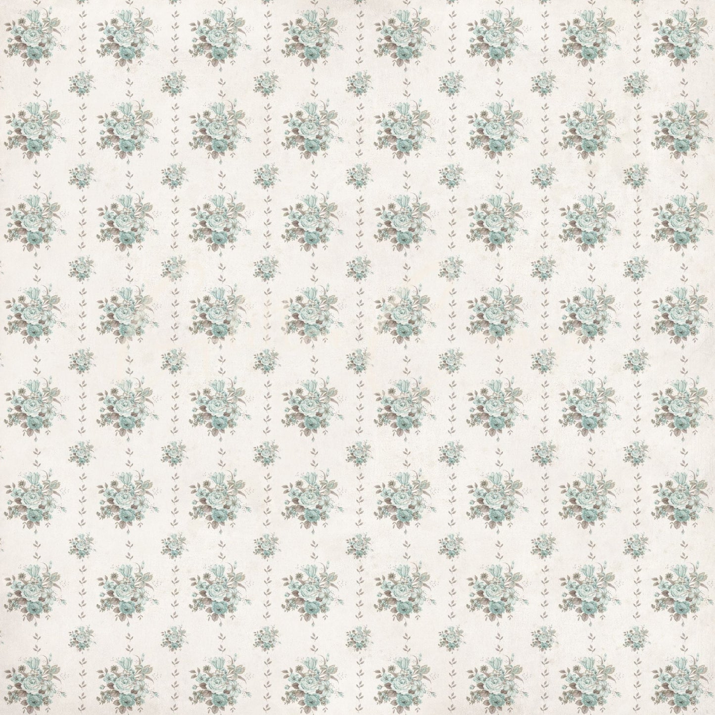 Victorian Floral collection- 12x12 vinyl sheets- 12 designs available