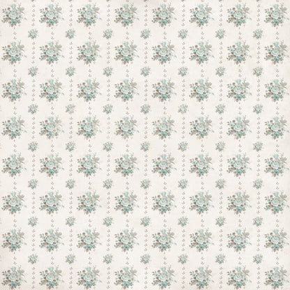 Victorian Floral collection- 12x12 vinyl sheets- 12 designs available