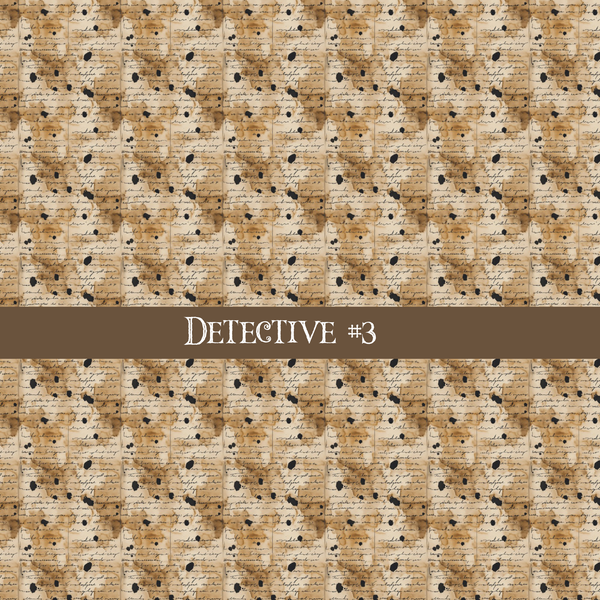 Detective - vinyl sheets 10 (Patterns to choose from)