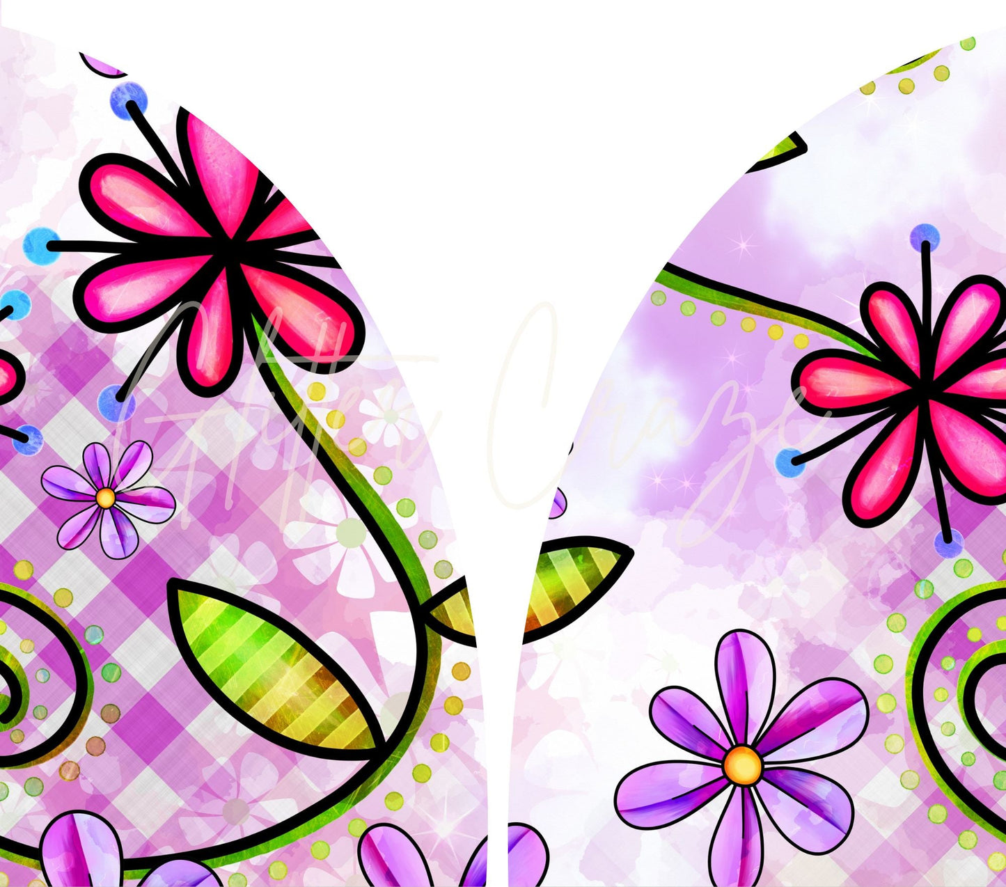 Flower Power Zipper - Adhesive Vinyl Wrap