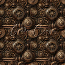 Steampunk Volume - Adhesive Vinyl 12x12 Sheets - 33 Prints