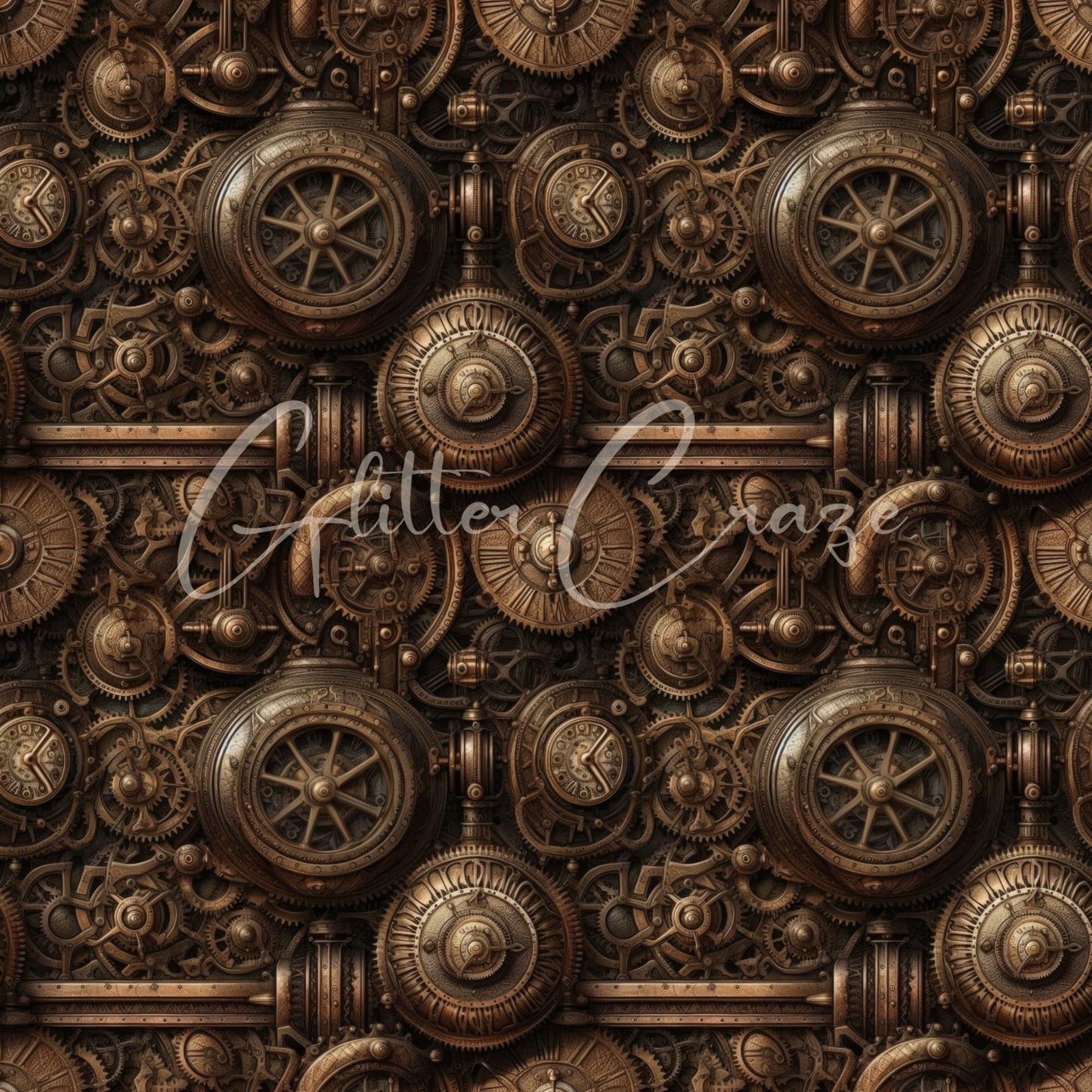 Steampunk Volume 1 12x12 Vinyl sheets- 33 Prints