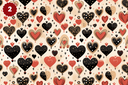 Queen of Hearts Collection - Adhesive Vinyl 12x12 Sheets - 20 Design Options