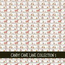 Candy Cane Lane Collection vinyl sheets 12 Patterns to choose from