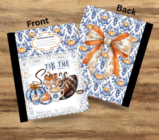 Tis the season-Cottage Hollow Collection vinyl composition notebook wrap