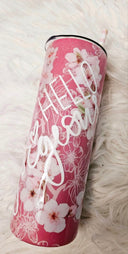 Cherry Blossom - UV DTF Tumbler wrap Transparent- 3 Designs