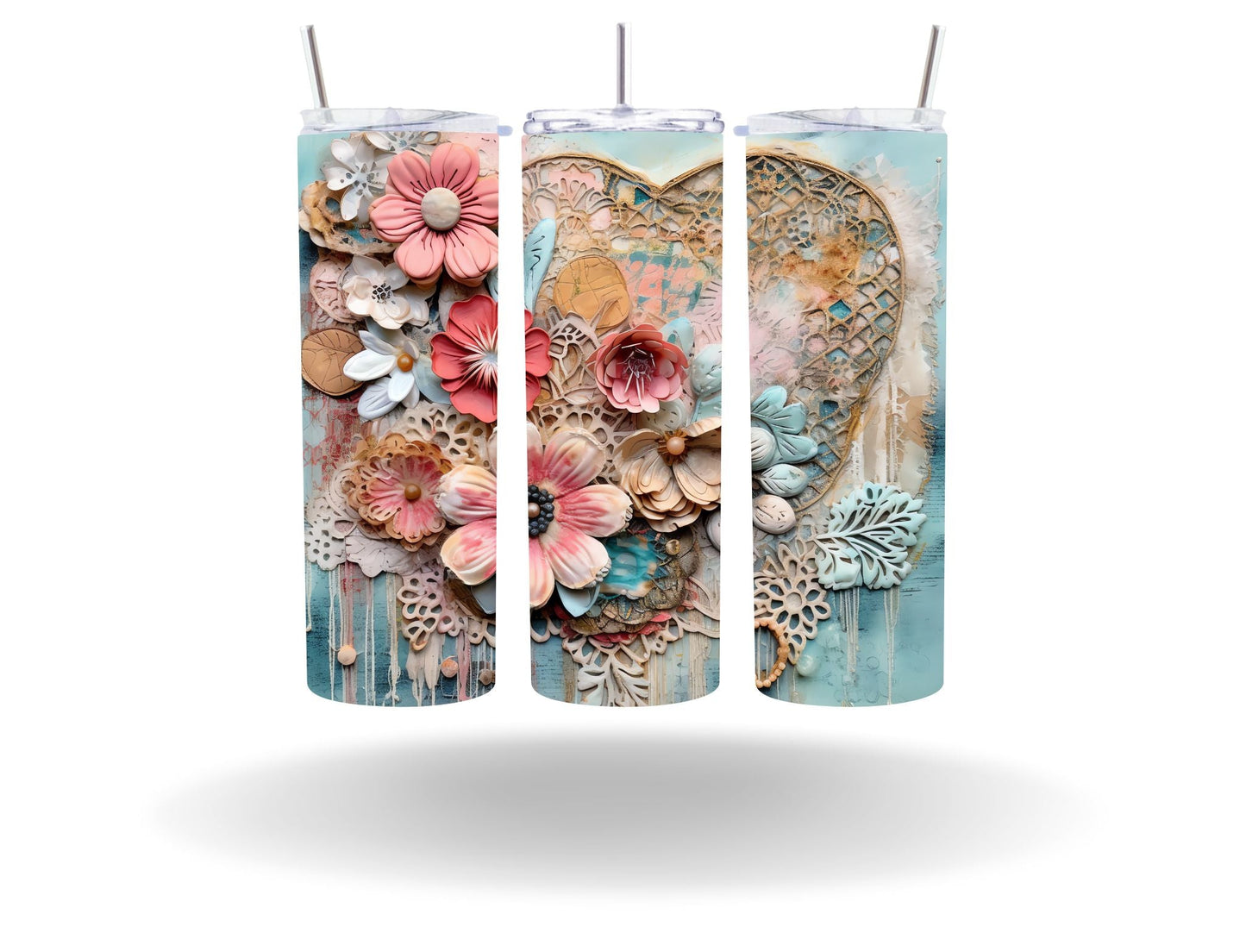 Vintage Spring Floral - Adhesive Vinyl Wrap - 50 Design Options