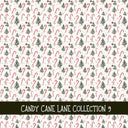 Candy Cane Lane Collection vinyl sheets 12 Patterns to choose from