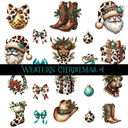 Western Christmas - UV DTF Decal Sheet (2 Variants)