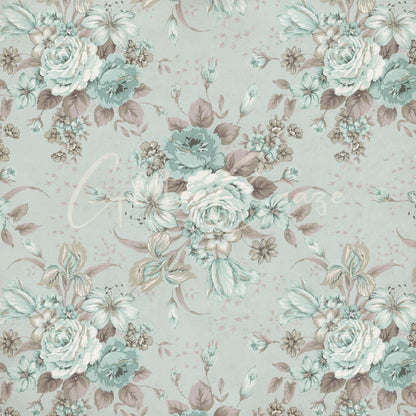 Victorian Floral collection- 12x12 vinyl sheets- 12 designs available