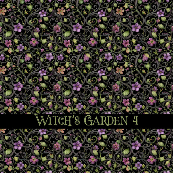Witch's Garden Vinyl collection- 12x12 vinyl sheets-10 designs available