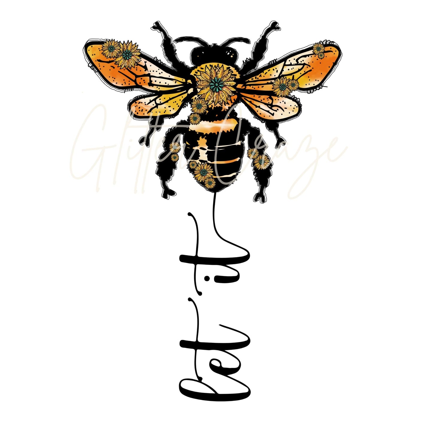 Bee - UV DTF Decals - 8 Designs