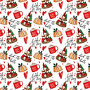 Falalalala Collection - Adhesive Vinyl 12x12 Sheets - 10 prints