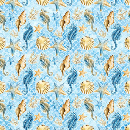 Salt and Sea Collection - Adhesive Vinyl 12x12 Sheets- 14 Design Options