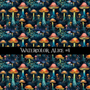 Watercolor Alice - vinyl sheets 10 (Patterns to choose from)