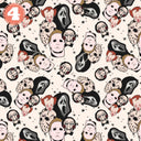 Boho Horror - Adhesive Vinyl 12x12 Sheets - 4 Designs