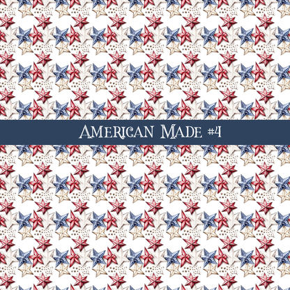 American Made- vinyl sheets 10 (Patterns to choose from)