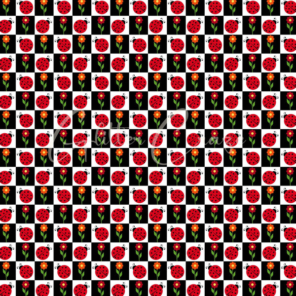 Love Bug - Adhesive Vinyl 12x12 Sheets- 24 Patterns