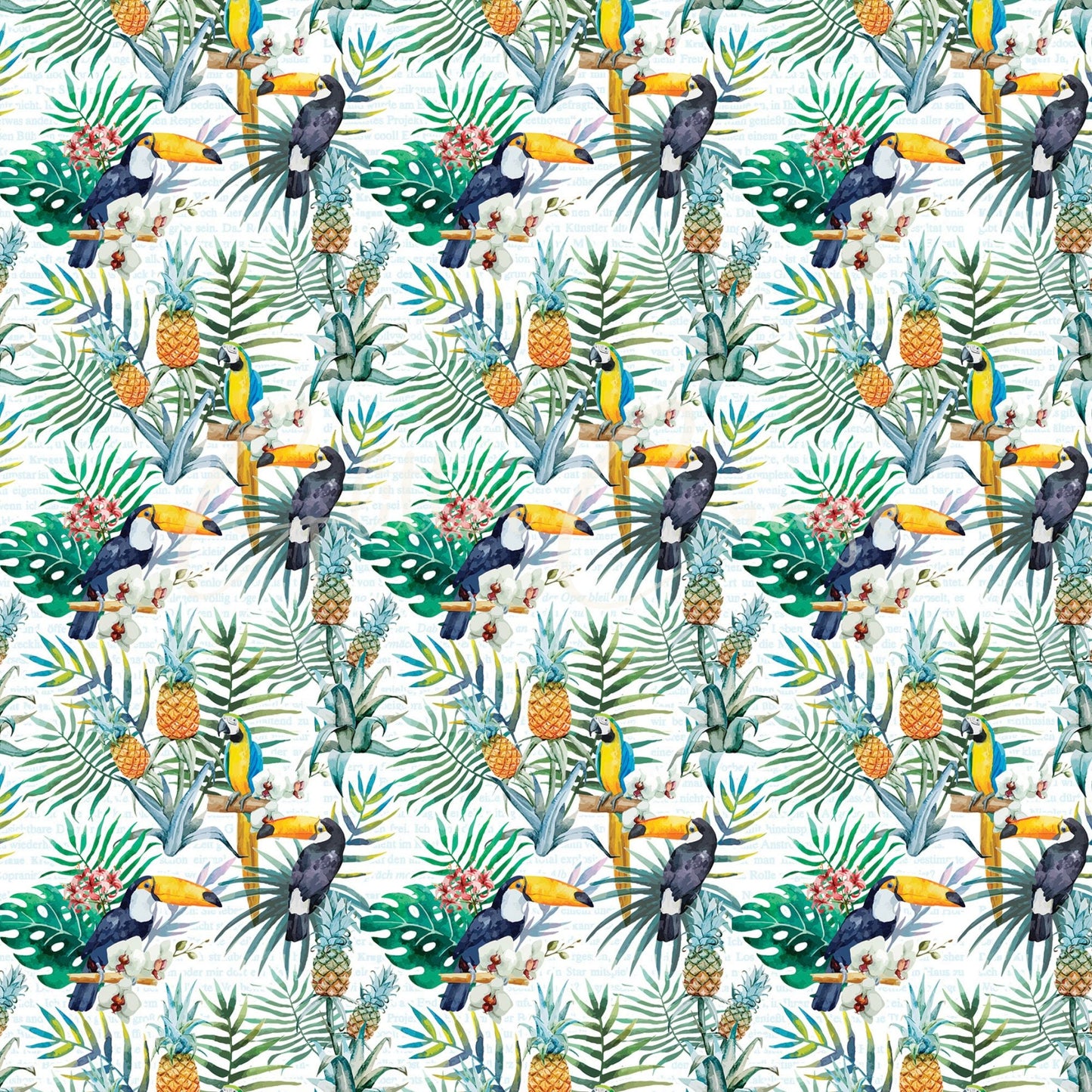 Tropical Summer - Adhesive Vinyl Sheets - 14 Design Options