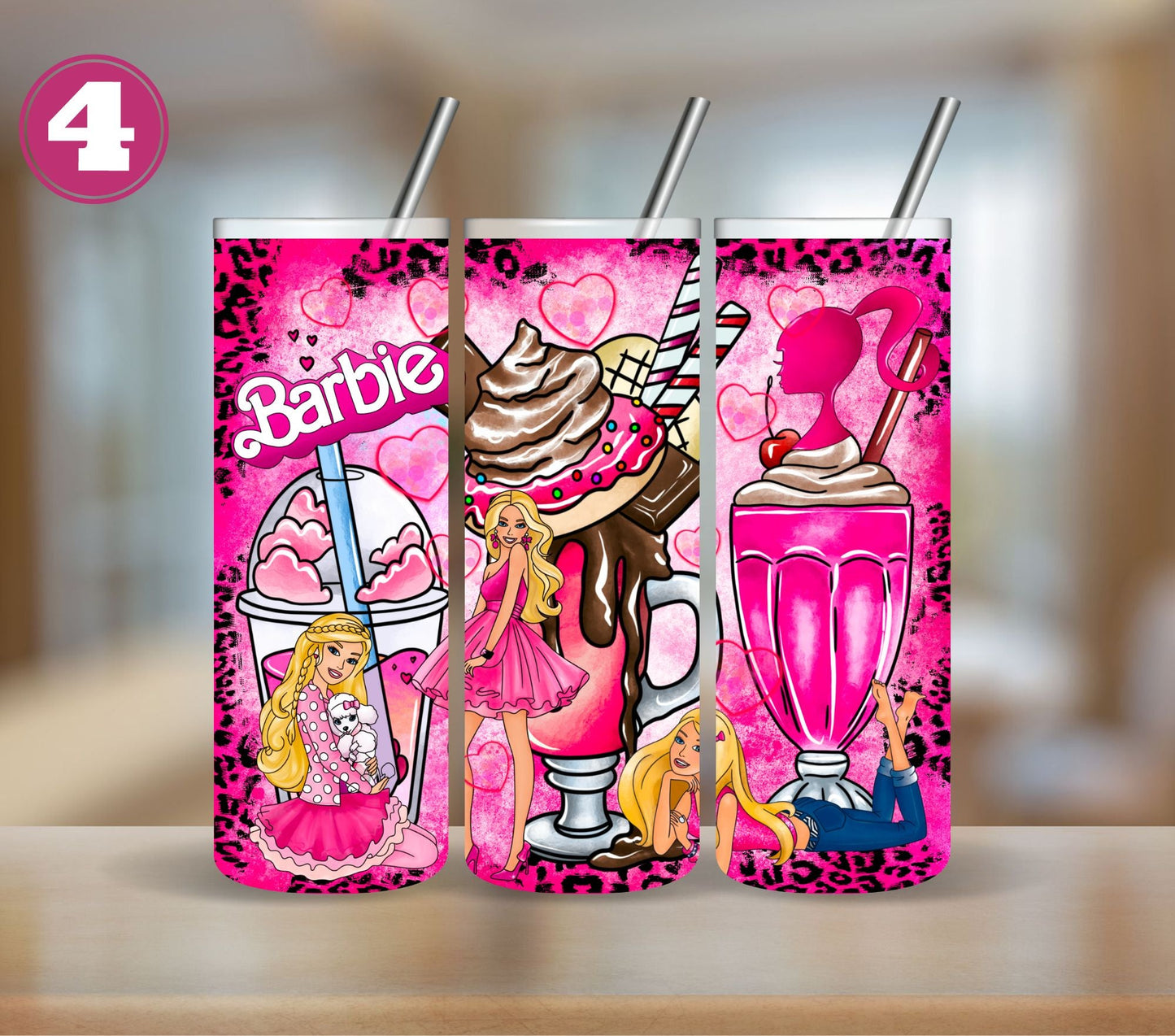 Barbie - Adhesive Vinyl Wrap - 8 Designs