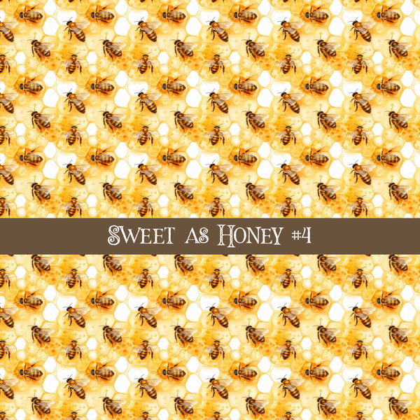Sweet as Honey - vinyl sheets 10 (Patterns to choose from)