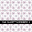 Pink Coquette Christmas  Collection vinyl sheets 14 Patterns to choose from