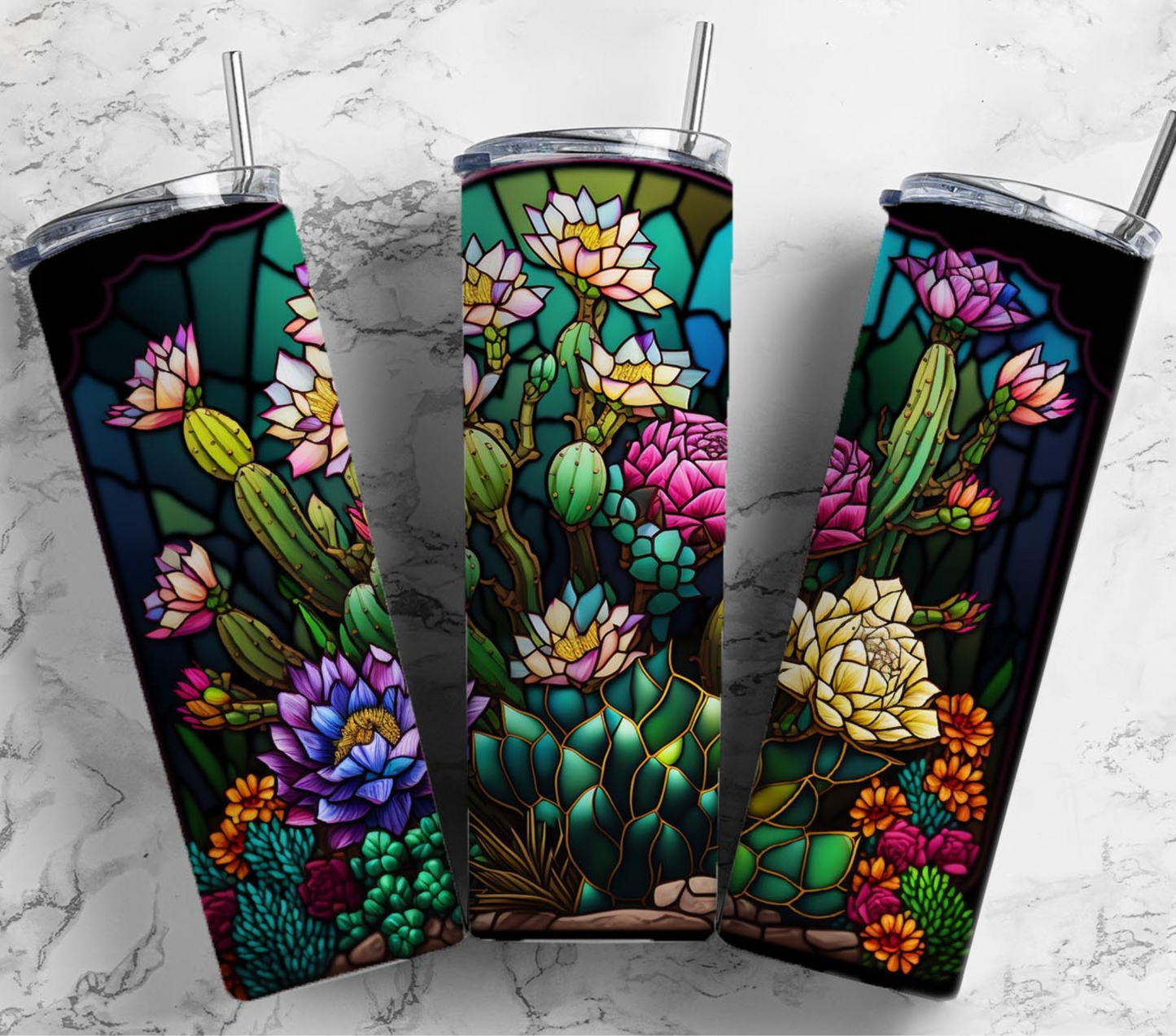 Stained Glass - Adhesive Vinyl Wraps - 30 Design Options