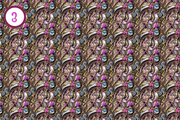Pink Steampunk - Adhesive Vinyl 12x12 Sheets - 10 Design Options