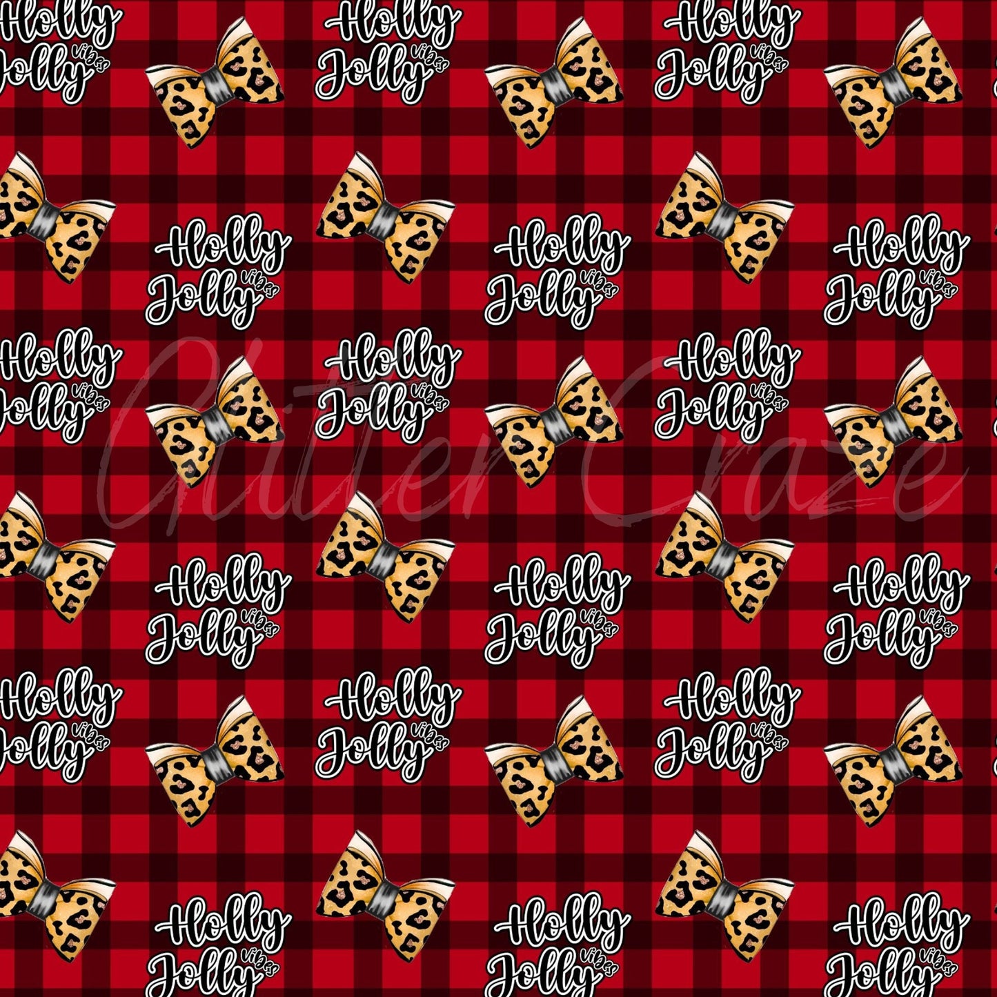 Plaid Christmas Designs - Adhesive Vinyl 12x12 Sheets