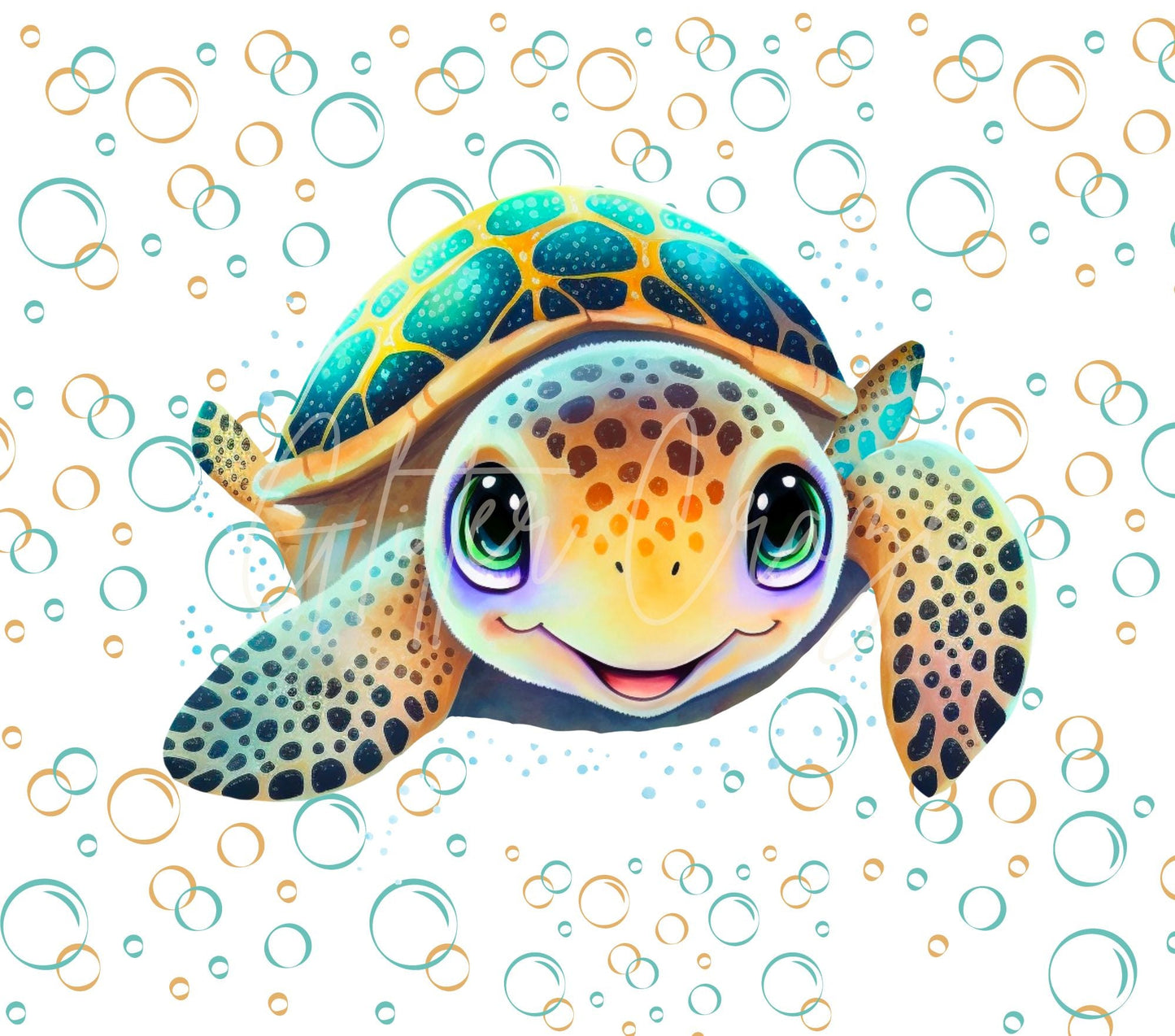 Turtle bubble - Adhesive Vinyl Wraps