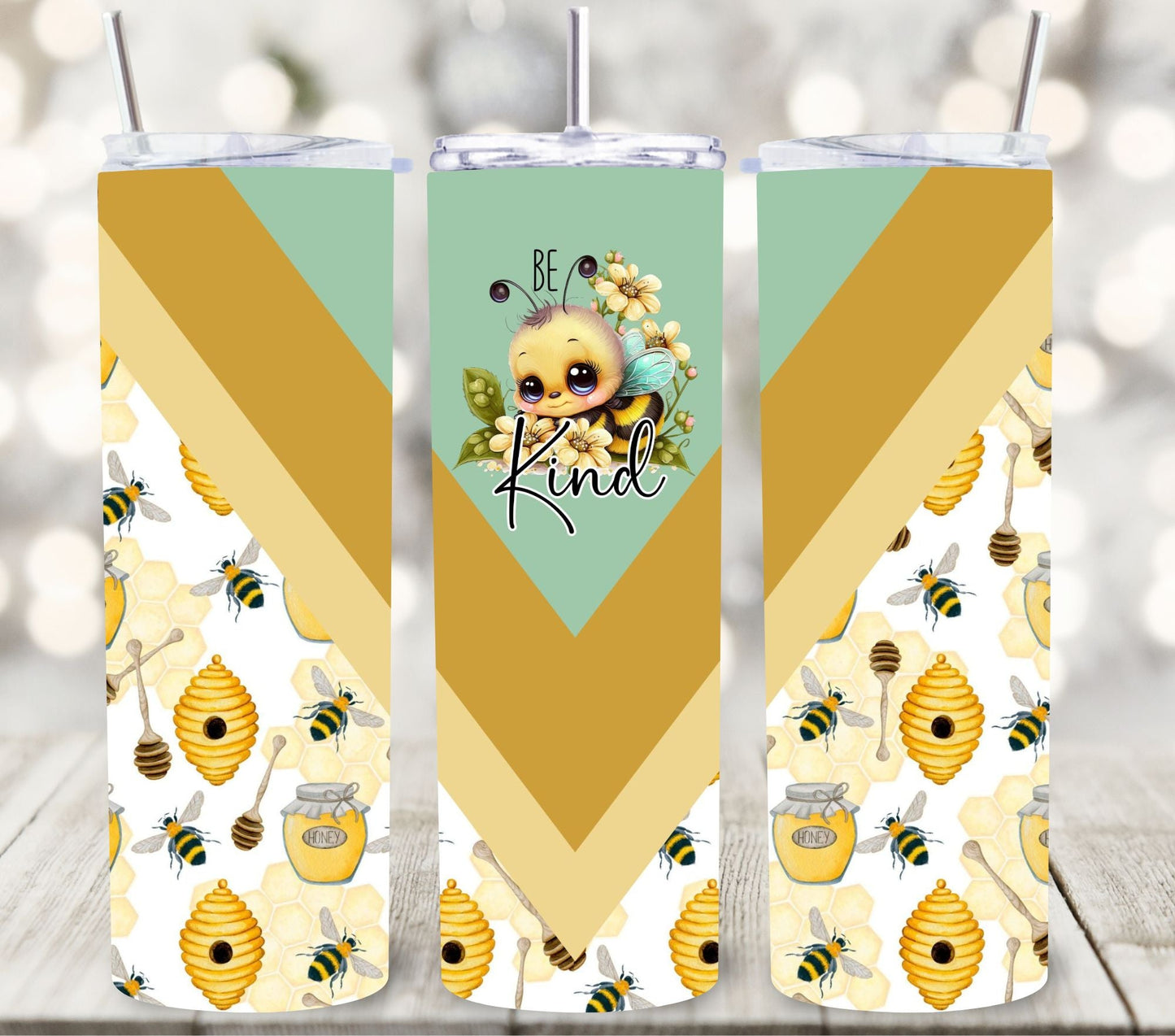 Bee Kind - Adhesive Vinyl Wrap - 2 Designs