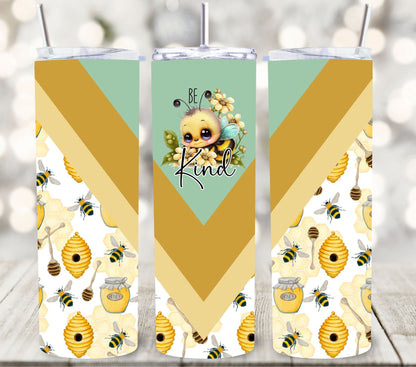 Bee Kind - Adhesive Vinyl Wrap - 2 Designs