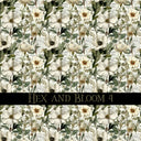 Hex and Bloom Vinyl collection- 12x12 vinyl sheets-16 designs available