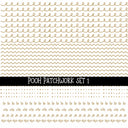 Pooh Doodle Patchwork Set #1