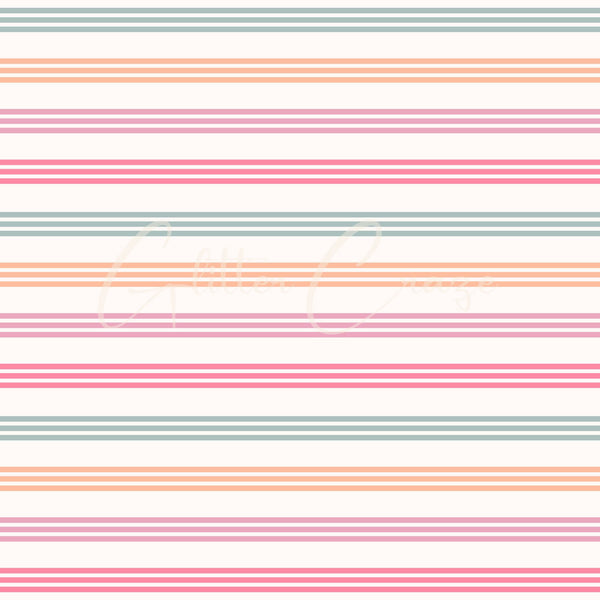 Retro Floral - Adhesive Vinyl 12x12 Sheets - 12 Design options