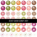 Secret Garden Element UV DTF Decal sheets 12 Sheet Designs to choose from