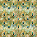 Stained Peacock - Adhesive Vinyl Wrap and 12x12 Sheets - 12 Design Options
