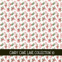 Candy Cane Lane Collection vinyl sheets 12 Patterns to choose from