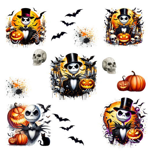 The Pumpkin King - UV DTF Decal sheets- 3 Designs